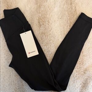 Lululemon Wunder Under SmoothCover HR tight 28” Black Leggings NWT